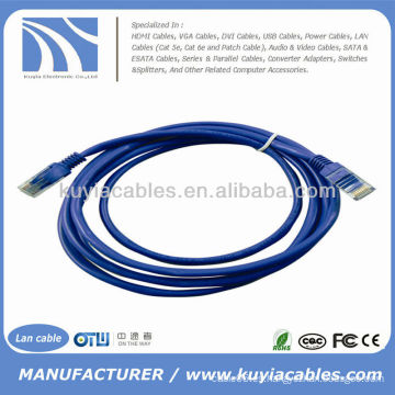 10FT 24awg Cable de conexión Cable de red Ethernet Lan5 cat5e